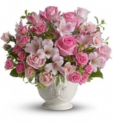 Pink Potpourri Bouquet with Roses