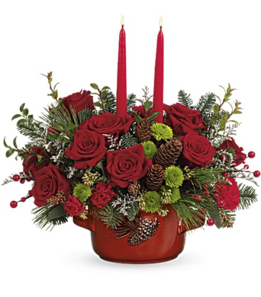Artisanal Pinecone Centerpiece