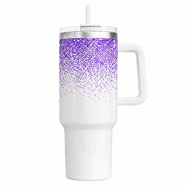 40oz Tumbler With Handle and Straw