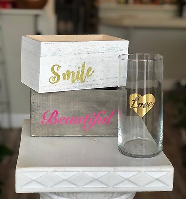 Customized Vase or Box (double click for instructions)