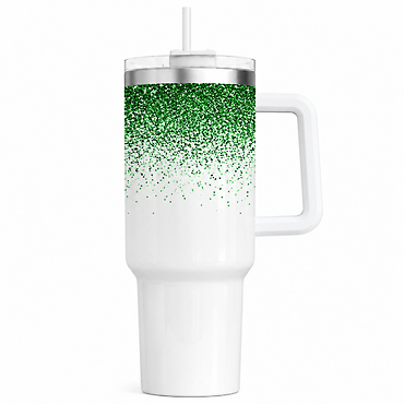 40oz Tumbler With Handle and Straw