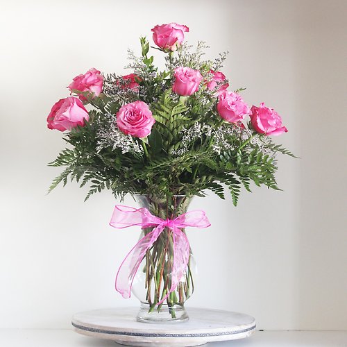 Elegant Long Stemmed Roses - Pick your color!