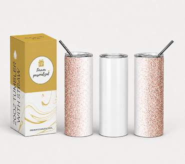 20 oz Glitter Tumbler