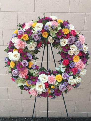 The Over the Rainbow Wreath