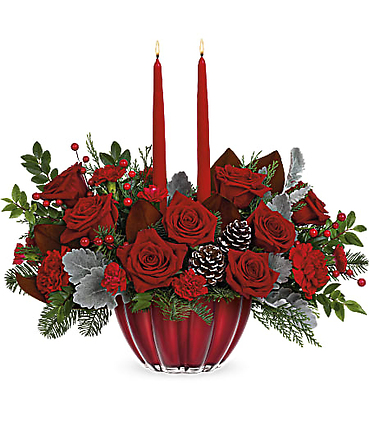 Crimson Rose Centerpiece
