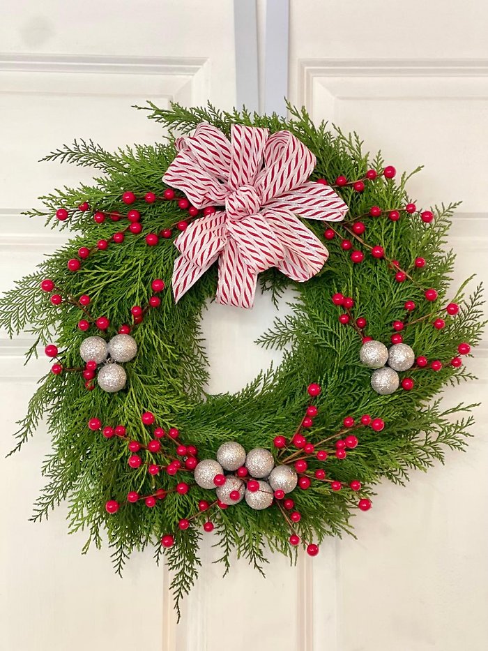 Candy Cane Dreams Wreath