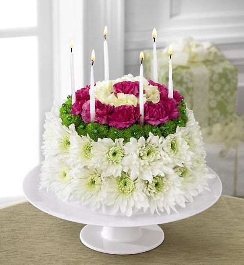 The Wonderful Wishes Floral Cake